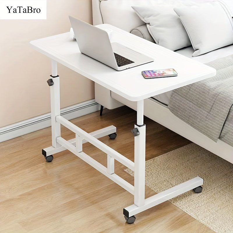 Universal Pulley Folding Study Table with Height Adjustable Large Desktop