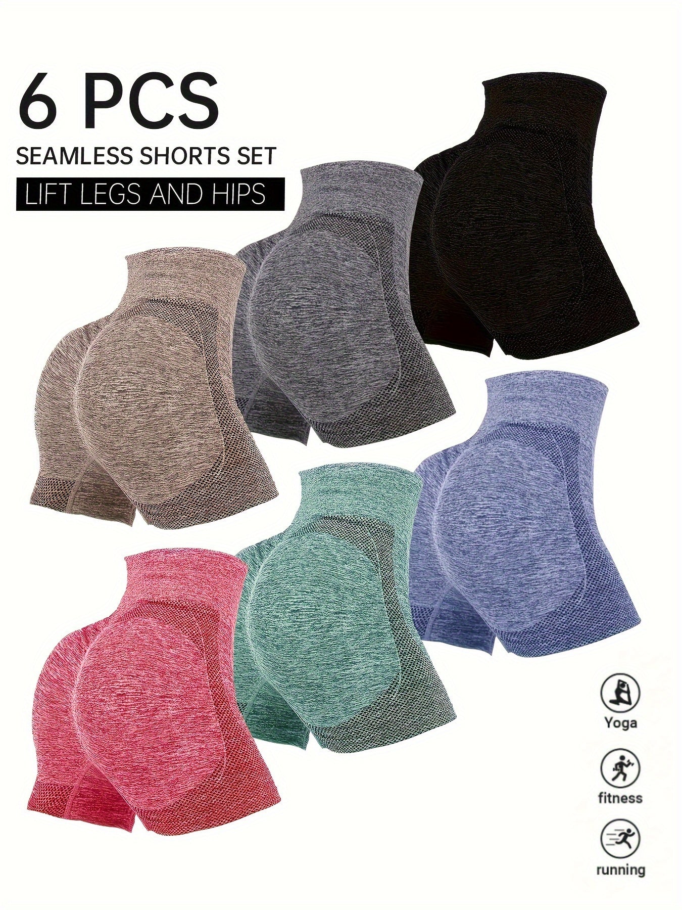 Women's High Waist Nylon Shorts with Tummy Control and Side Stripe for Yoga Fitness