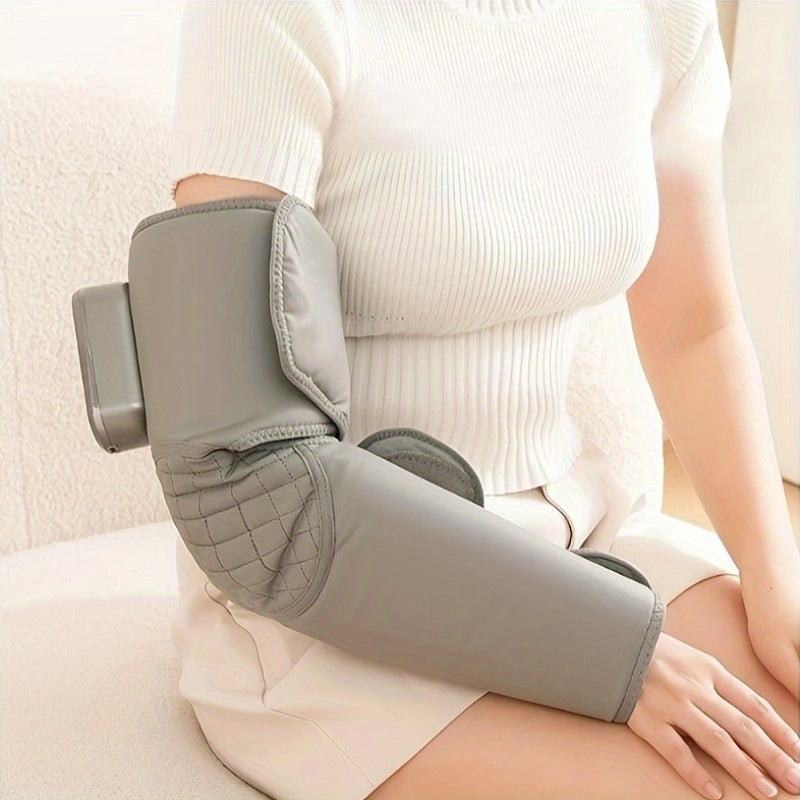 Wireless Leg Massager with Air Pressure and Heating USB Rechargeable Long Limb Therapy