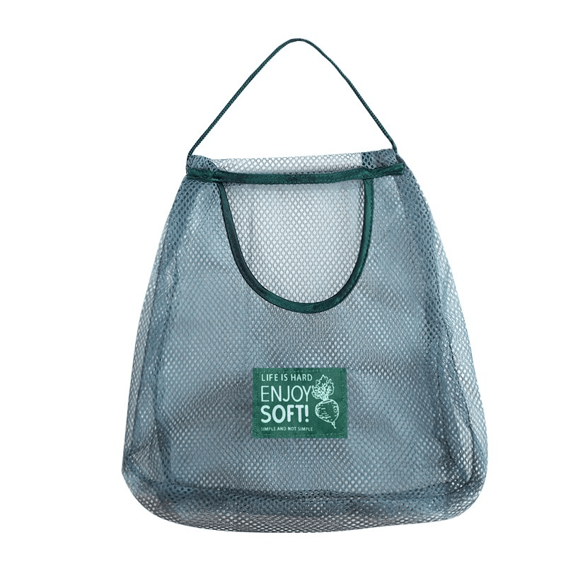 Zamonaviy osma to'rli saqlash sumkasi mevalar, sabzavotlar, piyoz, zanjabil va sarimsoq uchun - qulay, havalandırmalı oshxona tashkilotchisi, ombor saqlash yechimi