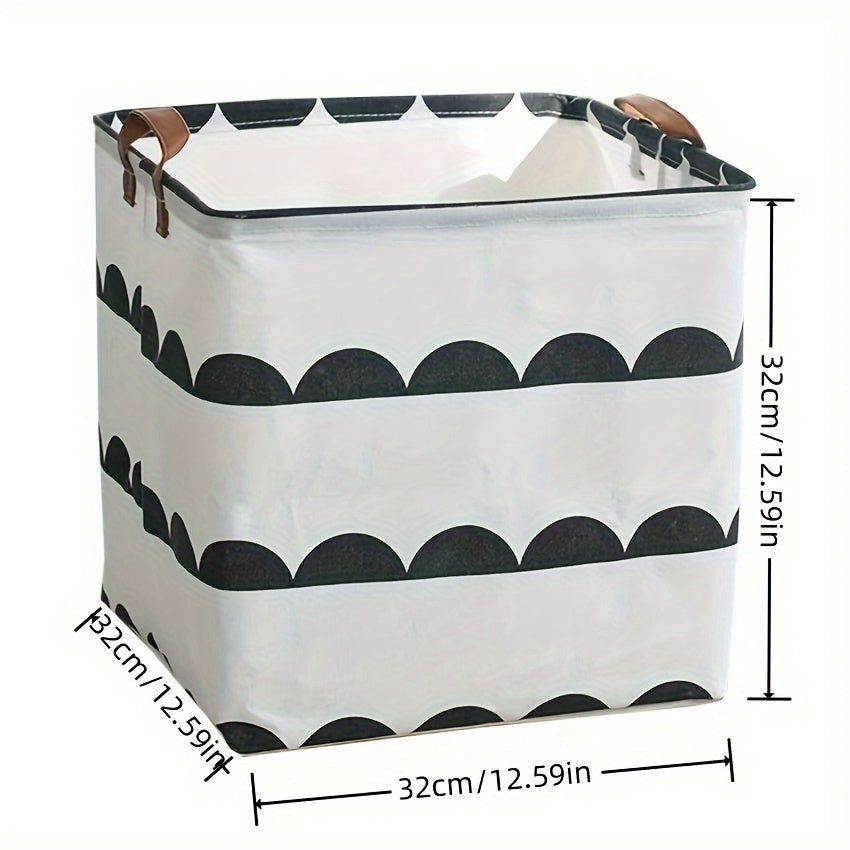 cesta de almacenamiento de lino cuadrada para juguetes, ropa y uso doméstico