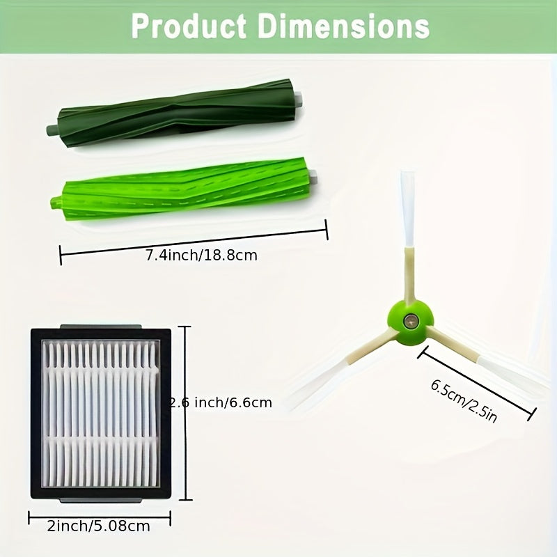 7-Donali changyutgich uchun almashtirish qismlari to'plami, ko'p yuzali cho'tkalar filtrlari