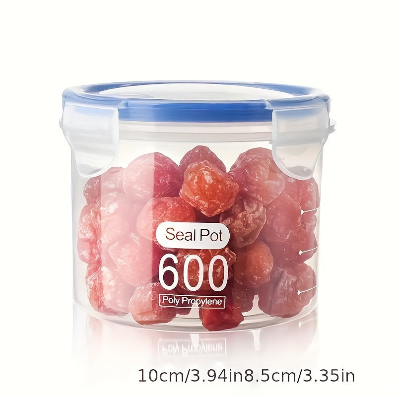 Juego de recipientes para almacenamiento de alimentos, frascos de plástico a prueba de fugas con tapas herméticas, organizador de cocina reutilizable