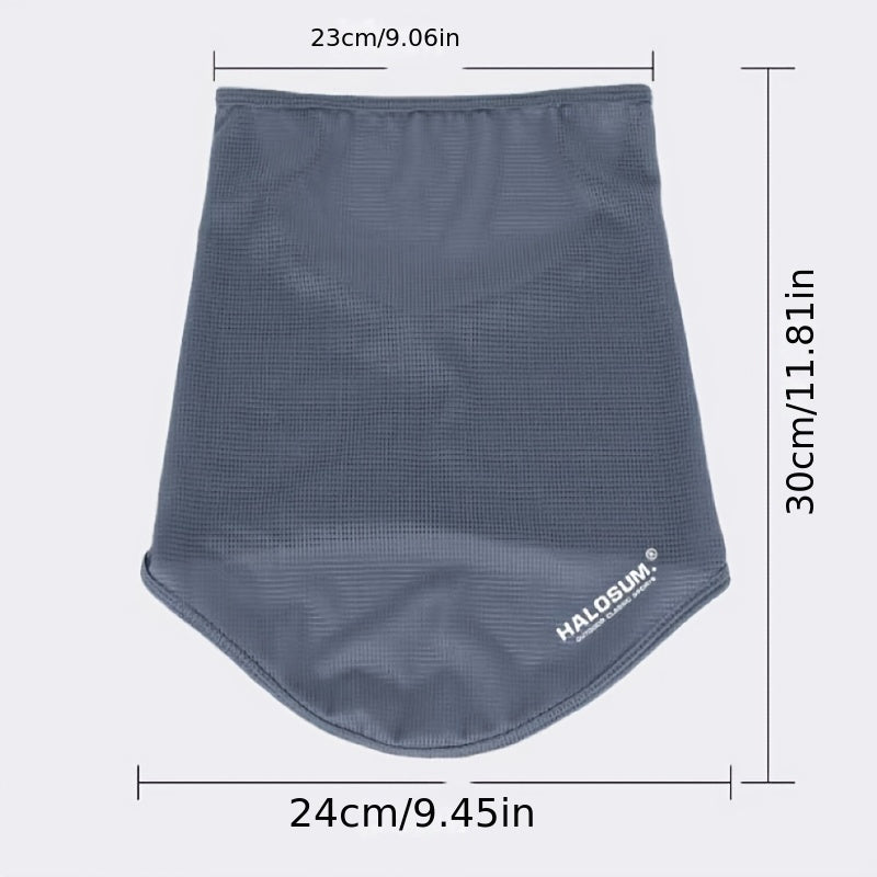 Unisex UV Protection Mask for Outdoor Activities Half-Face Neck Cover for Cycling and Sun Safety
