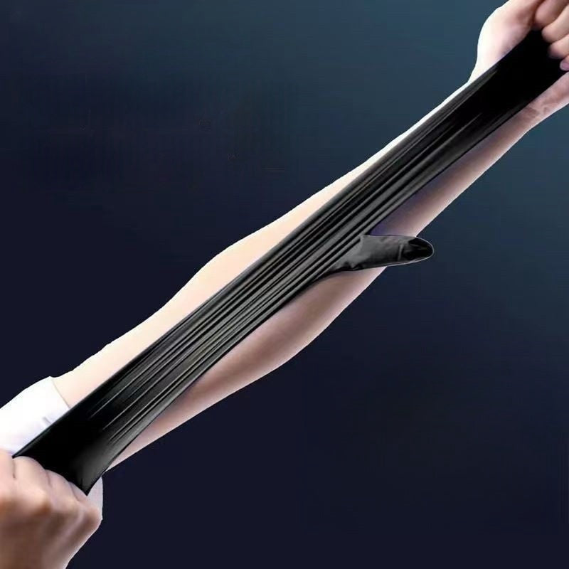 20 Black Nitrile Gloves Pack Waterproof Oil Resistant Food Prep Cleaning