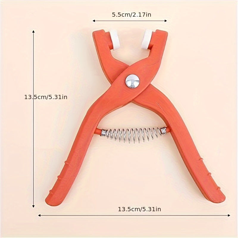 Snap Button Kit with Hand Pressure Pliers and 50 Snap Buttons for Sewing and Crafts