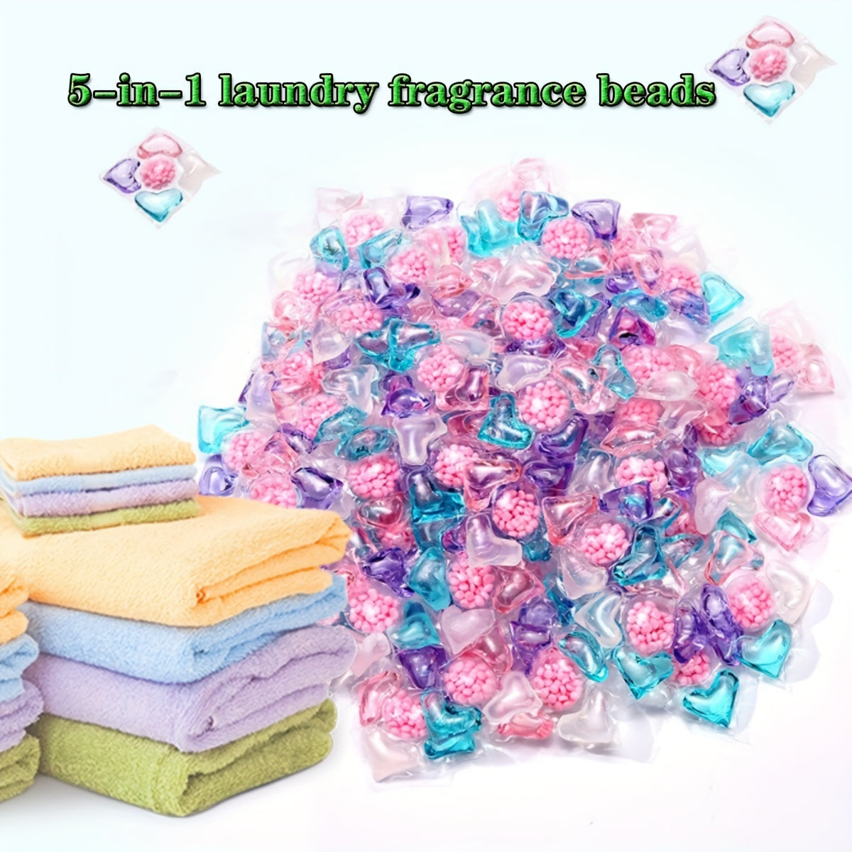 Plastic-Free Laundry Detergent Pods with Long-Lasting Fragrance and Deep Cleaning