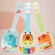 Kids Cartoon Themed 14-Inch Ukulele Toy for Children Educational Musical Instrument