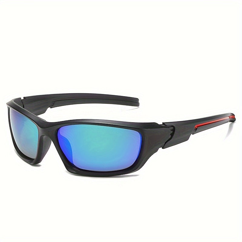 Unisex Polarized Sports Glasses for Hiking and Surfing 139mm Wide Frame TAC Lens