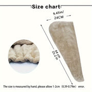 Microfiber Hair Towel for Fast Drying Anti-Frizz and Static Bathroom Use