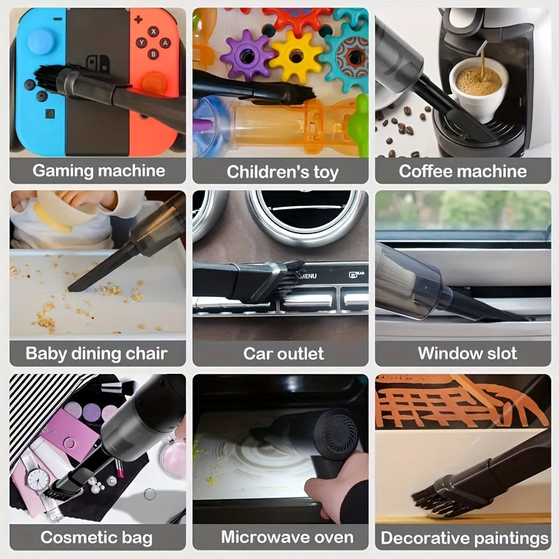 Handheld Vacuum Cleaner with Strong Suction Rechargeable Cordless for Car Office Home