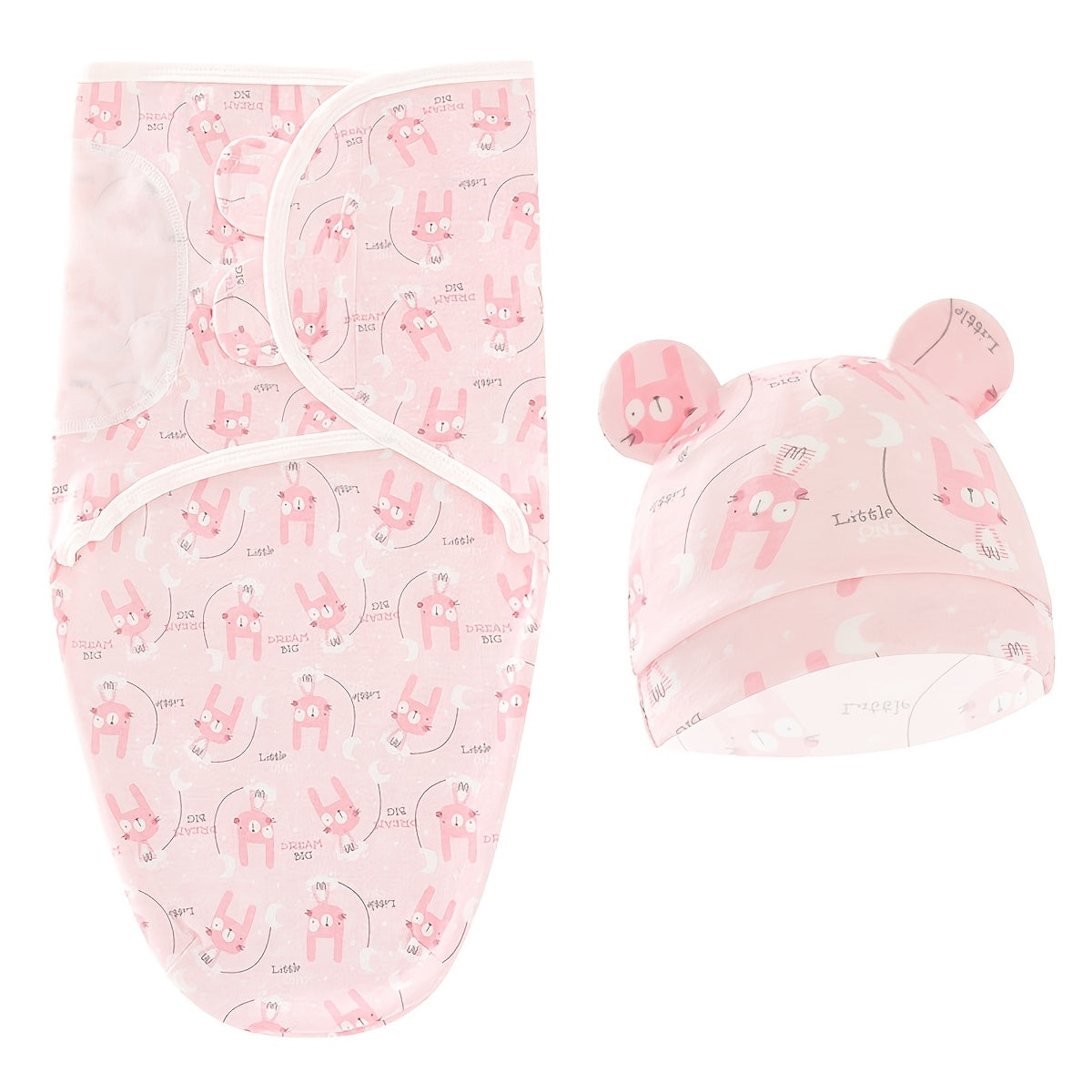 Baby Towel and Hat Set with Cartoon Blanket and Soft Quilt for Newborns