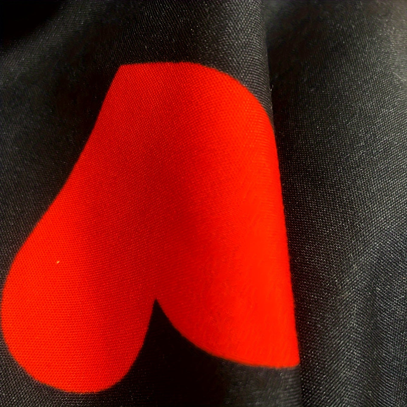 Brushed Duvet Cover Set with Love Print 3 Pieces Soft Skin-Friendly Bedding