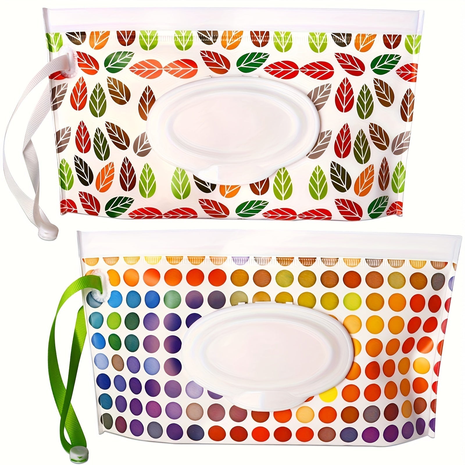 Set of 2 Reusable Wet Wipe Dispenser Containers Travel Holders for Wipes