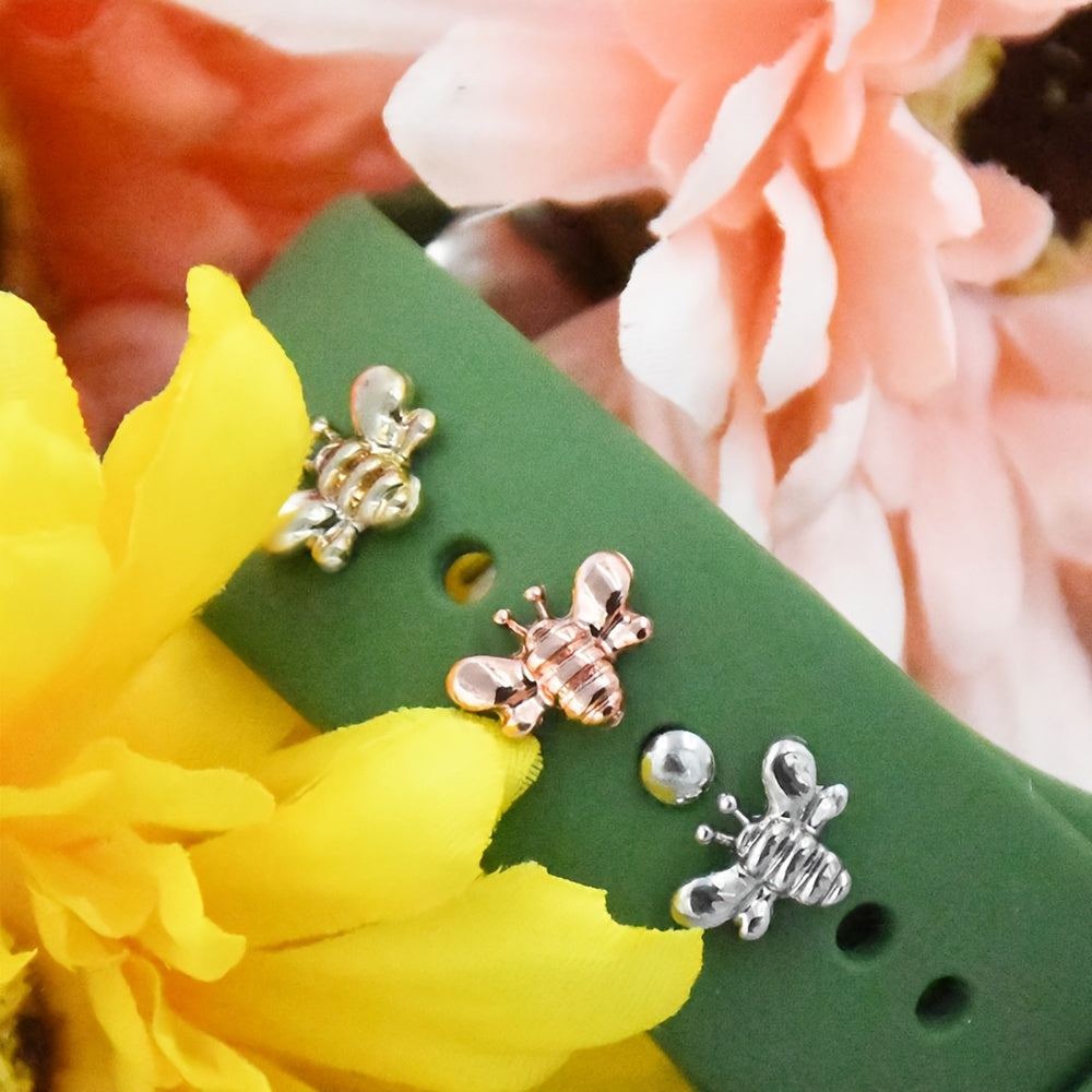Dog Paw Studs with Turtle and Butterfly Bee Design for Silicone Sports Watch Bands
