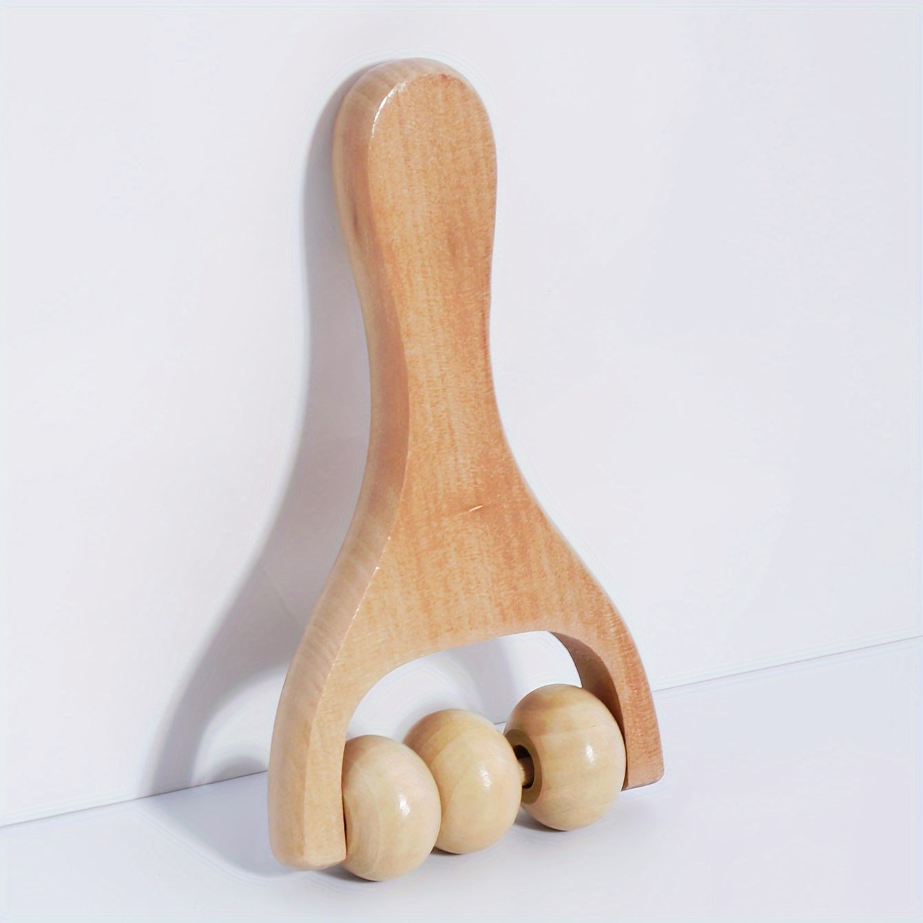 Wooden Massage Roller for Back and Abdomen Chemical-Free Body Muscle Tool Cellulite Treatment Home Fitness Equipment