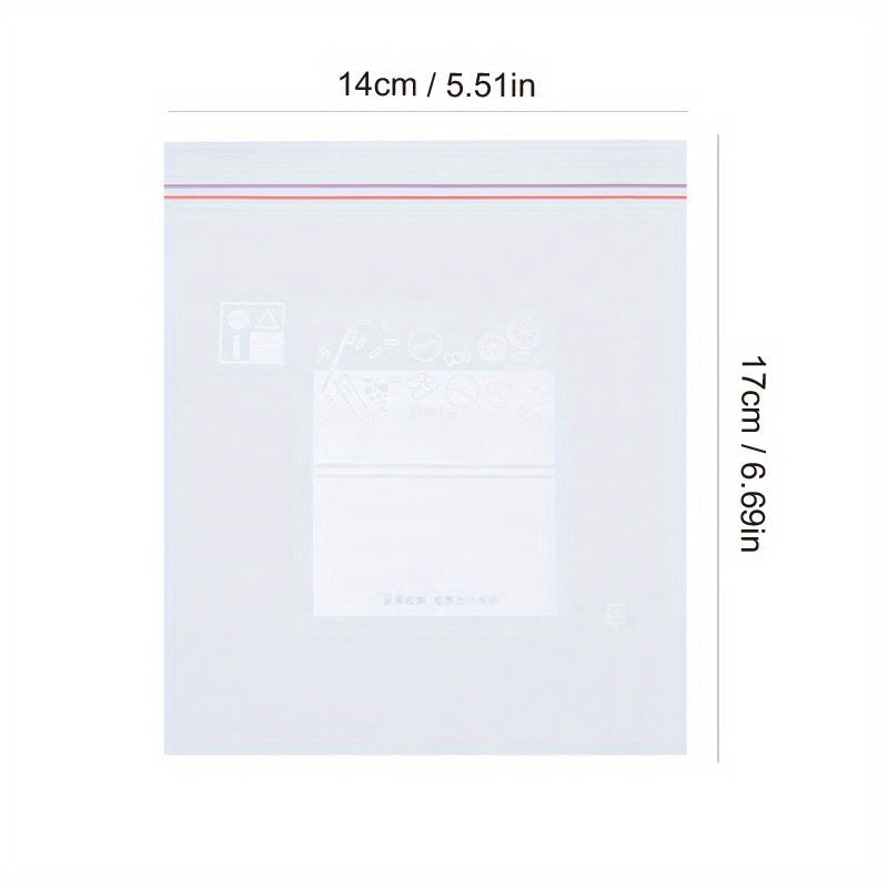 Двойные герметичные пакеты для хранения продуктов, герметичные, прозрачные, разных размеров