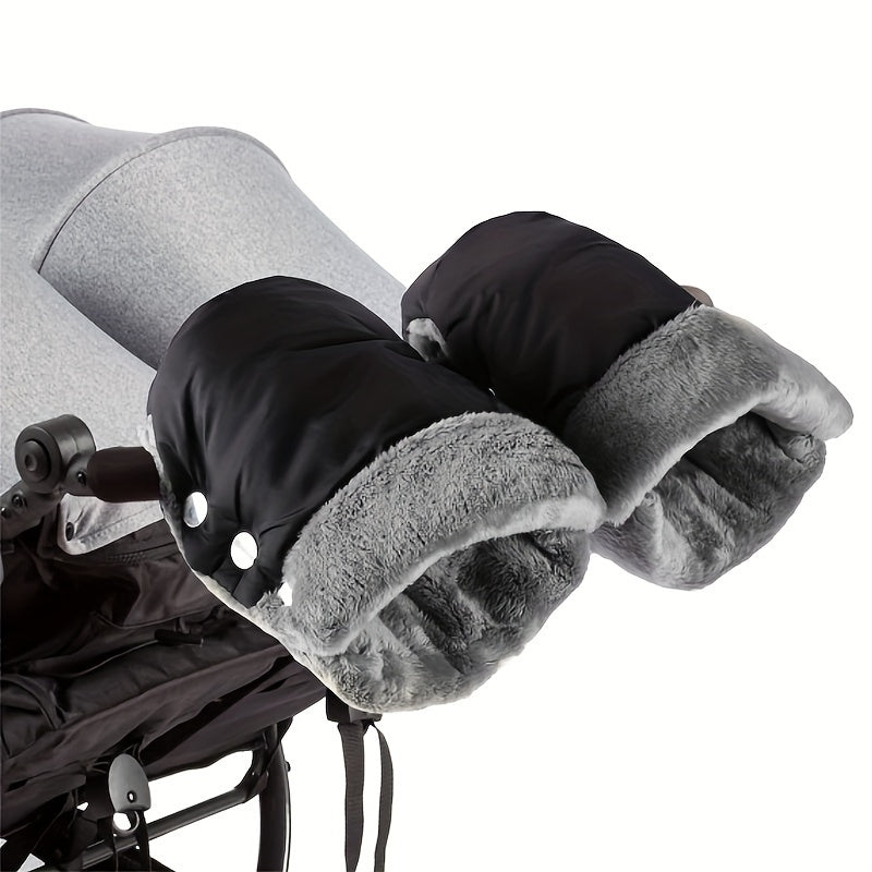 Warm Winter Gloves for Strollers Bikes and Trailers Waterproof Fleece Gear