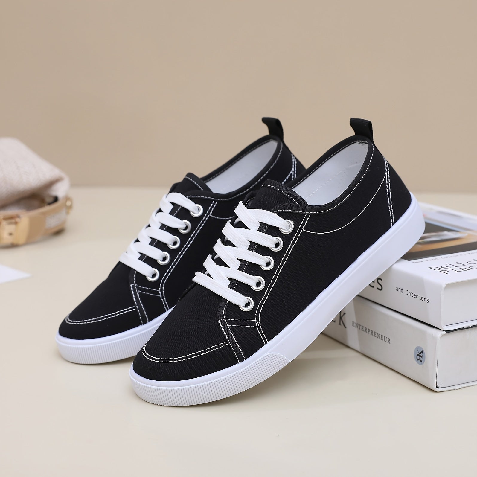 Women's Breathable Flat Slides Casual Slip-On Sneakers for Spring Summer Autumn