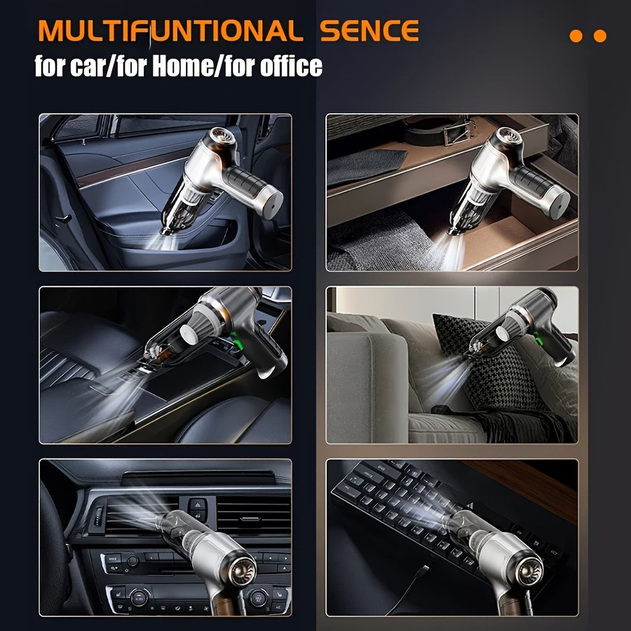 2-in-1 Wireless Handheld Vacuum Cleaner for Car and Home High Suction Power