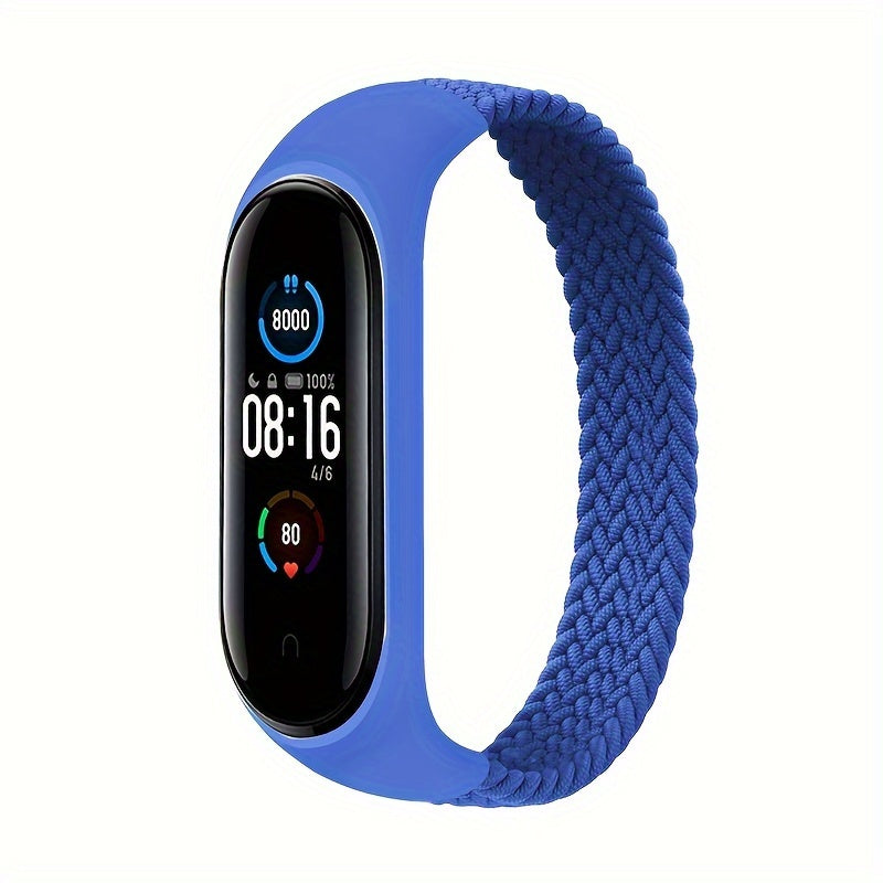 Nylon Braided Single Circle Stretch Wristband for Xiaomi Smartwatch Watch Band
