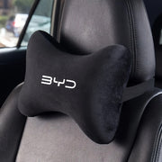 Unisex Down-Filled Car Neck Pillow with Adjustable Straps for Travel