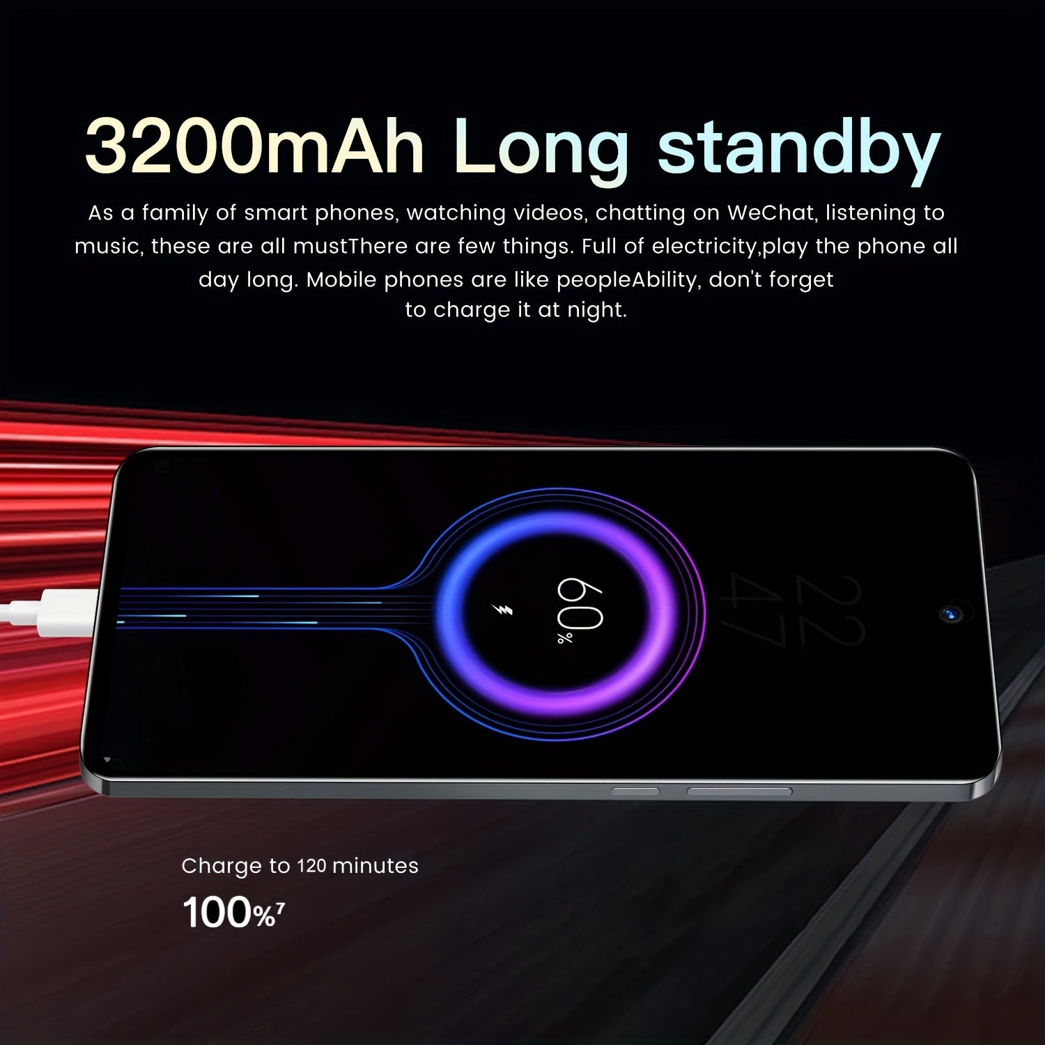 Смартфон Android 6,56 дюйма, дисплей 720p, 2 ГБ ОЗУ, 64 ГБ ПЗУ, Dual SIM, аккумулятор 3200 мАч