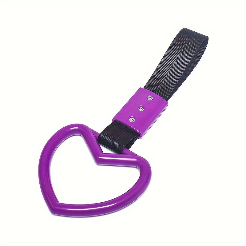 Universal Car Tow Rope Heart Ring Handle Strap Decoration