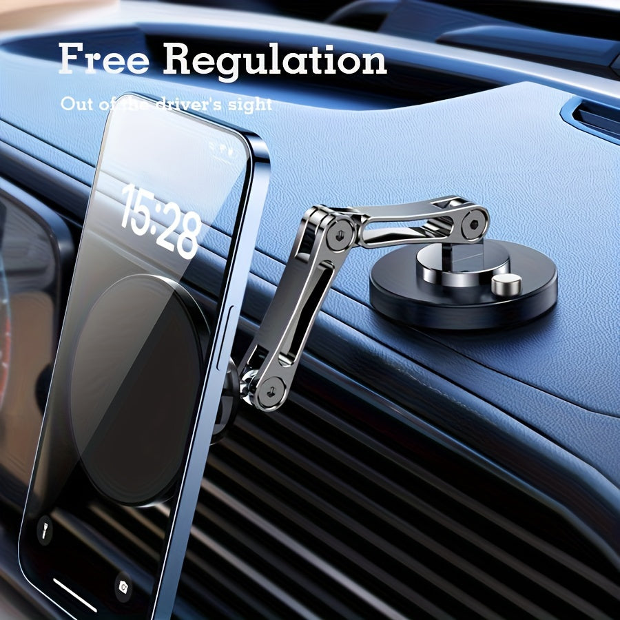 Universal Waterproof Aluminum Magnetic Car Phone Mount for Dashboard
