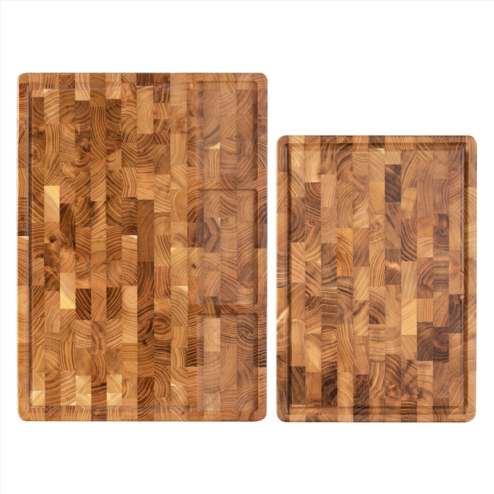 Extra-Large Teak Wood Cutting Board for Kitchen Prep and Food Safety