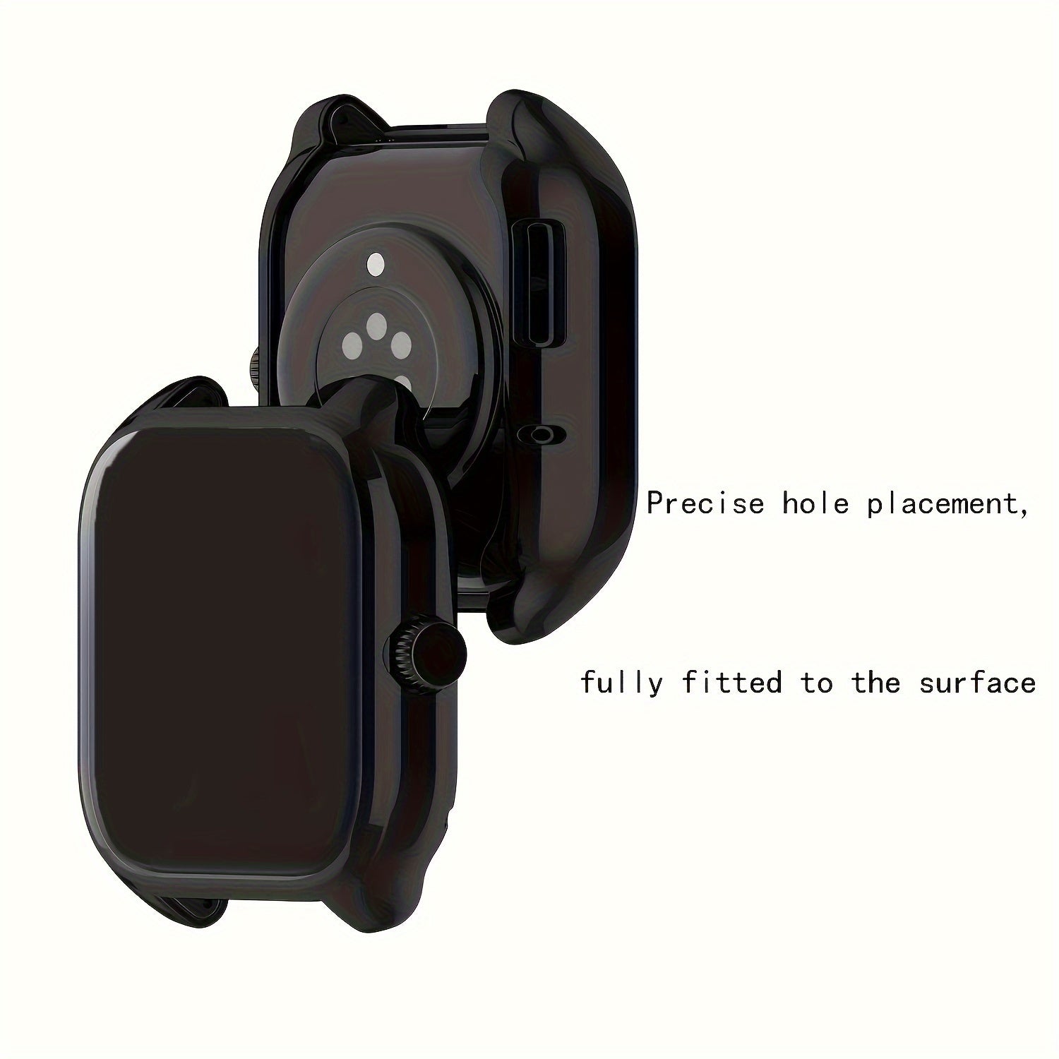 Screen Protector for Amazfit GTS4 Soft TPU Full Coverage Scratch Resistant Non Slip