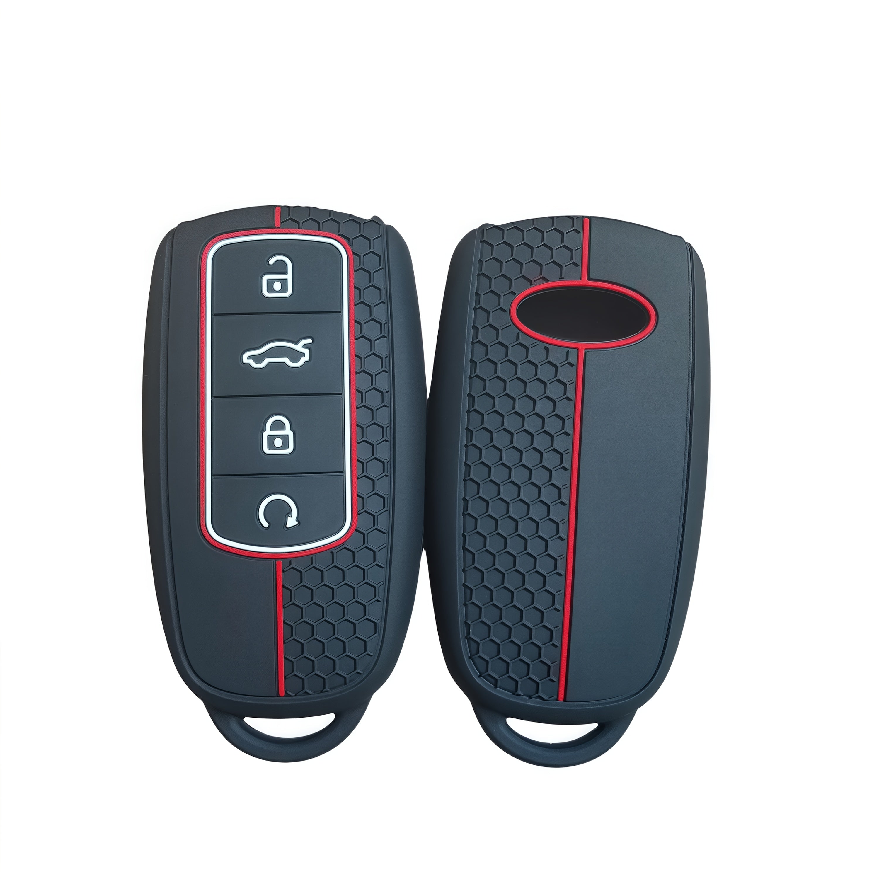 Car Key Cover Silicone Protective Case for Compact SUV with Drop Protection