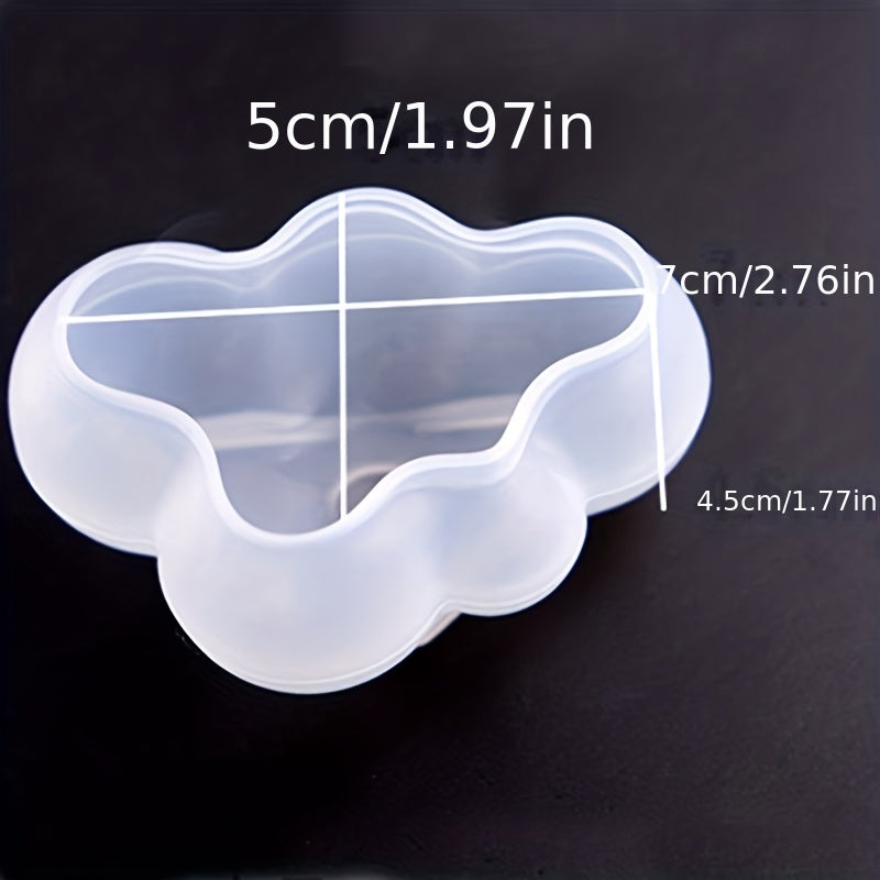 Cloud Shaped Silicone Mold Set for Pudding Chocolate Candy Ice Cream Baking