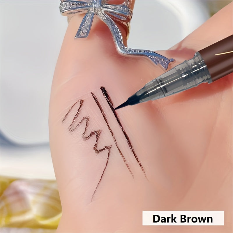 Lápiz de cejas a prueba de agua para microblading para mujer, delgado y de larga duración