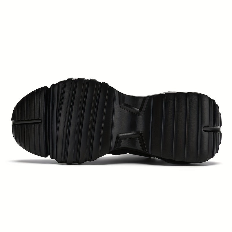 Men's Casual Sneakers with Round Toe Lace-Up Low Top Faux Material for Spring Fall