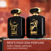 Men's Cedar Woody Perfume with Vanilla Mint Scent 100ml Alcohol-Free Fragrance