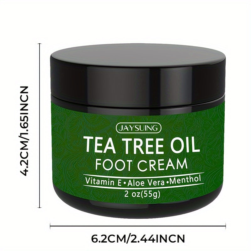Unisex Foot Cream With Aloe Vera Hyaluronic Acid Honey 2oz