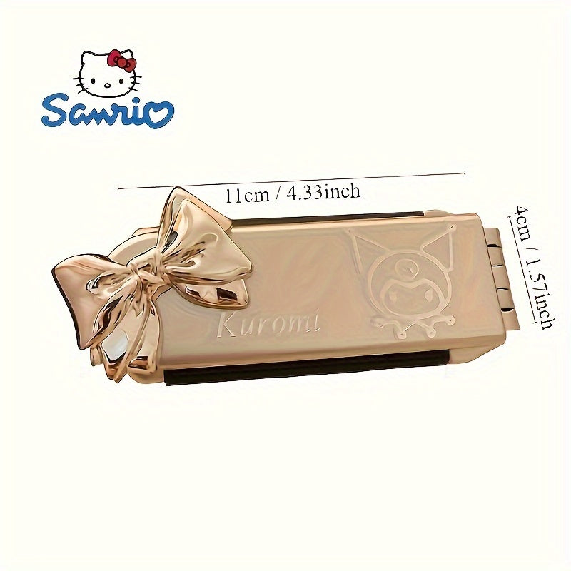 Portable Foldable Dual-Use Comb and Mirror Set for Girls Travel Back-to-School Gift