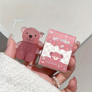 Six-Color Bear Lip Gloss for Couples and Girlfriends Moisturizing Matte Waterproof Long-Lasting