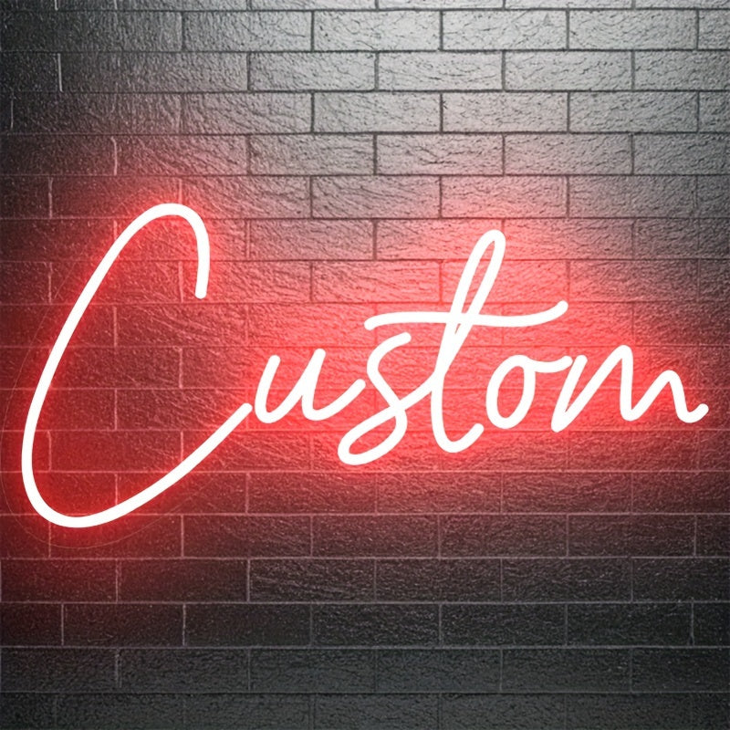 Letrero de neón LED personalizado para bodas, cumpleaños y fiestas. Eficiente en energía, fácil de instalar, idea de regalo