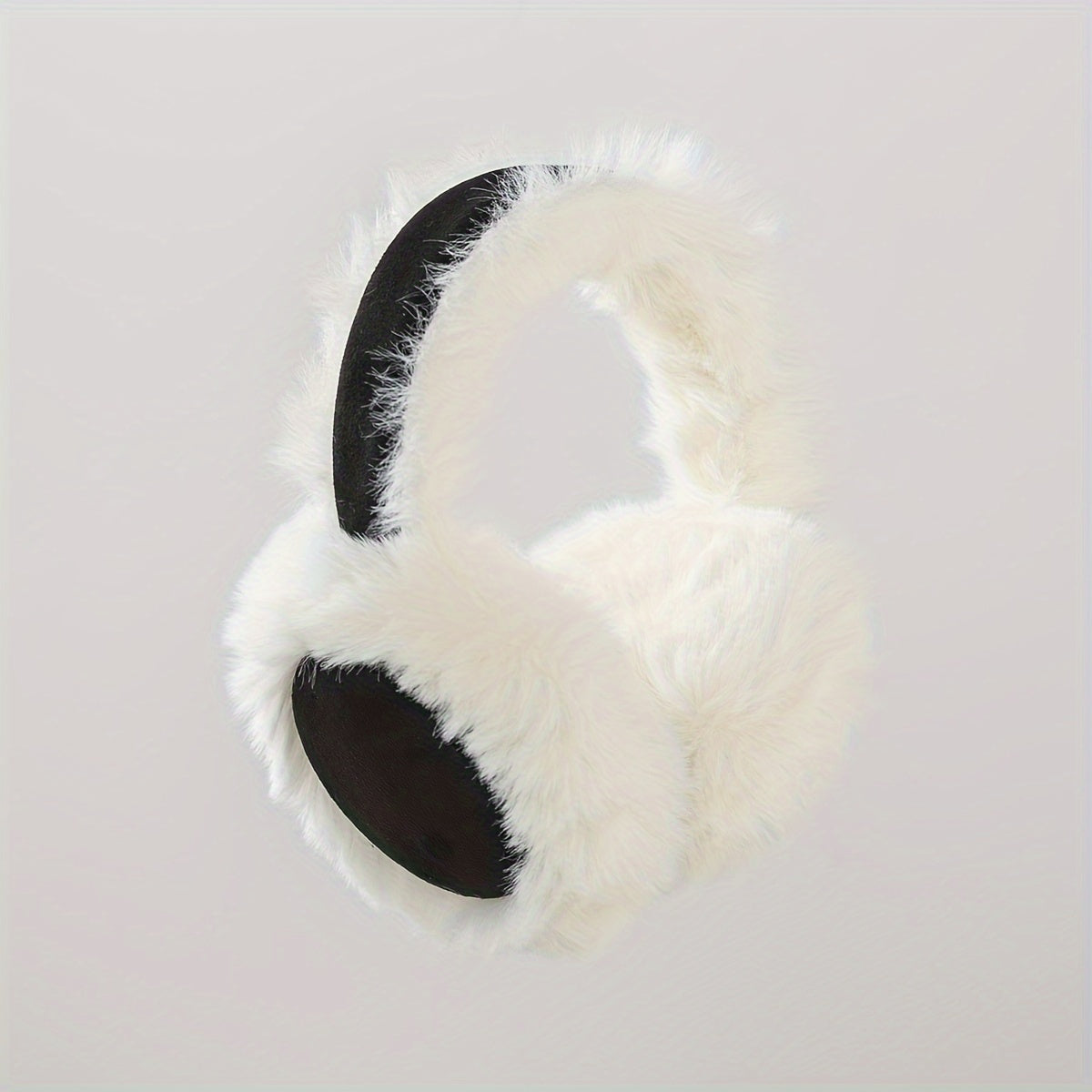 Plush Women's Ear Muffs for Indoor Outdoor Use Soft Cozy Machine Washable