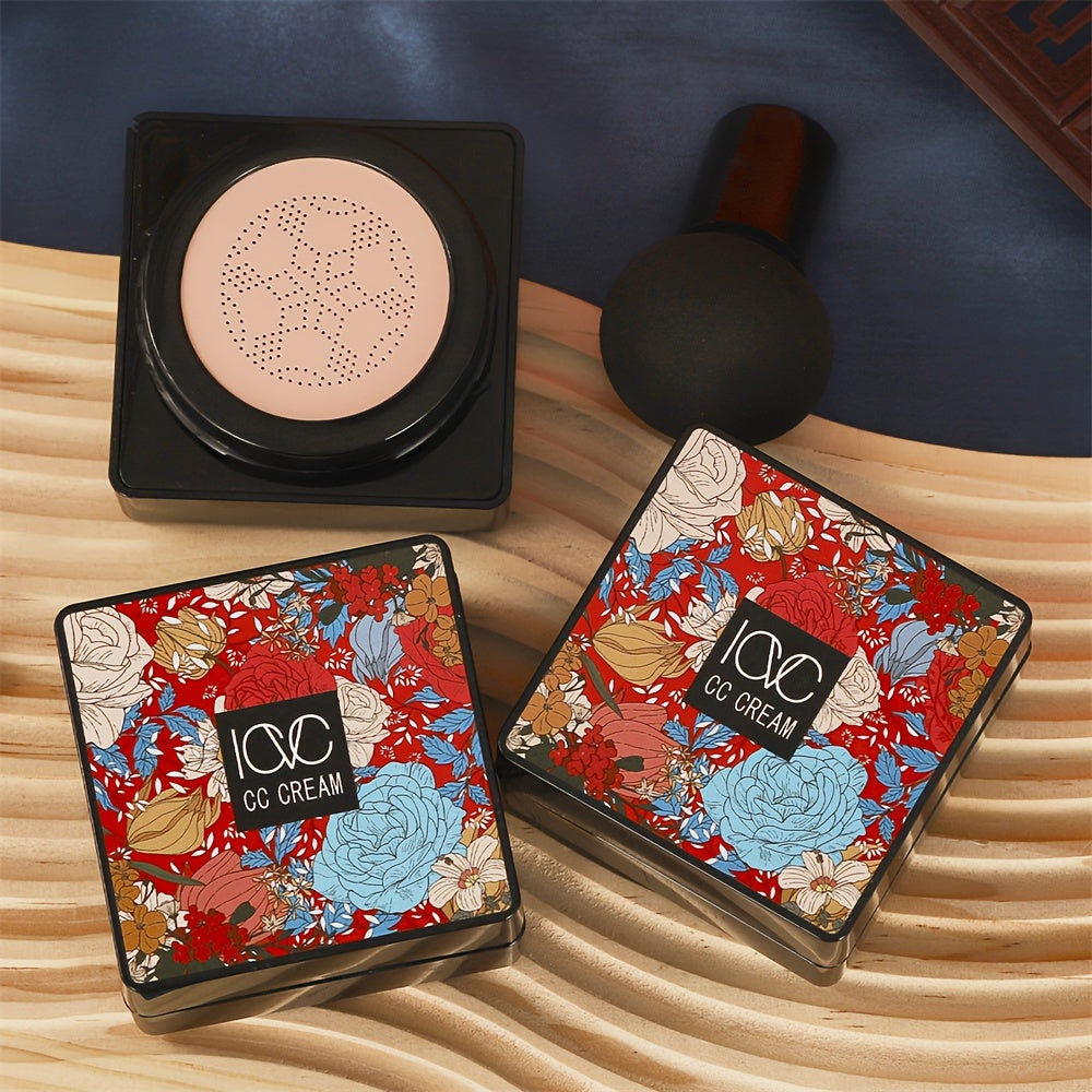 Женский тональный крем с эффектом воздушной подушки Mushroom CC BB Cream с полной маскировкой, водостойкий