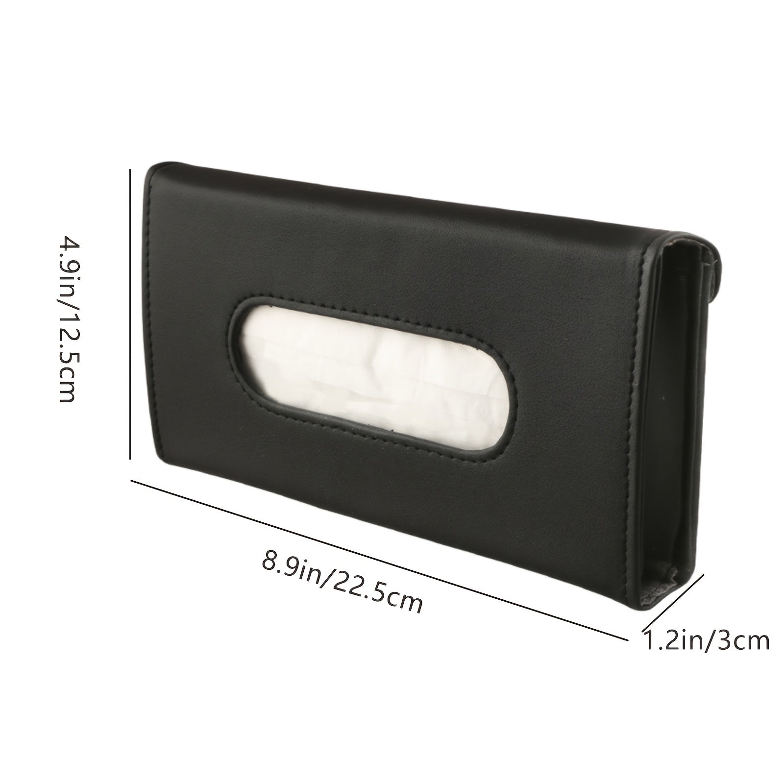 Car Sunshade Paper Towel Box Organizer Mounted Pull-Out Carton