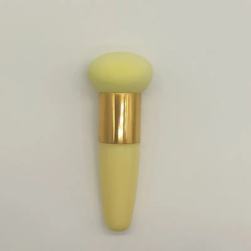 Uniseks makiyaj choʻpi bilan tutqichli goʻshtli goʻshtli qoʻllanma Beauty Blender Mushroom