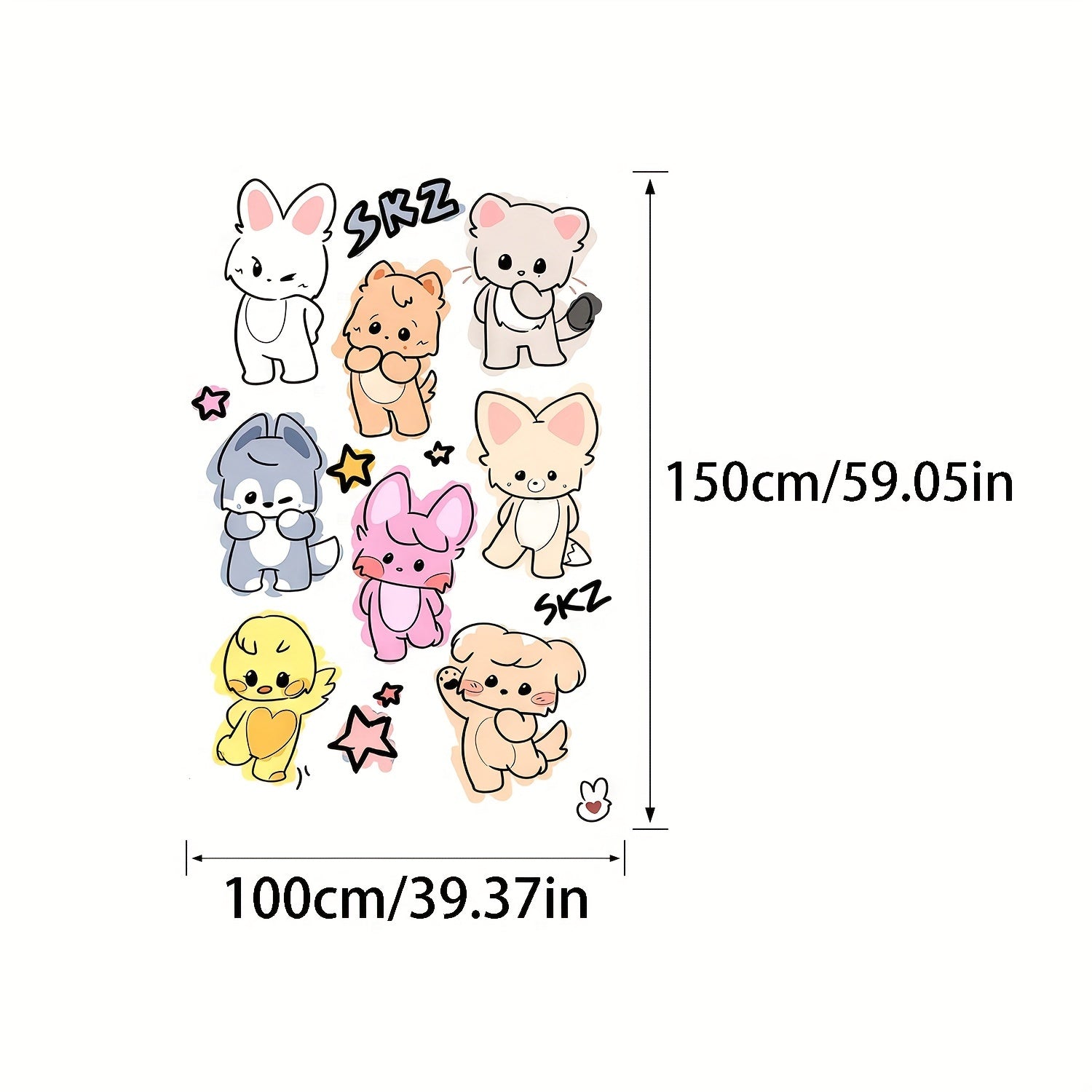 K-POP Idol Flannel Throw Blanket Soft Cozy All-Season Washable