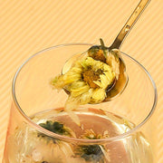 Stainless Steel Coffee and Tea Spoon with Gold Finish, Long Handle, Espresso and Iced Drink Accessory