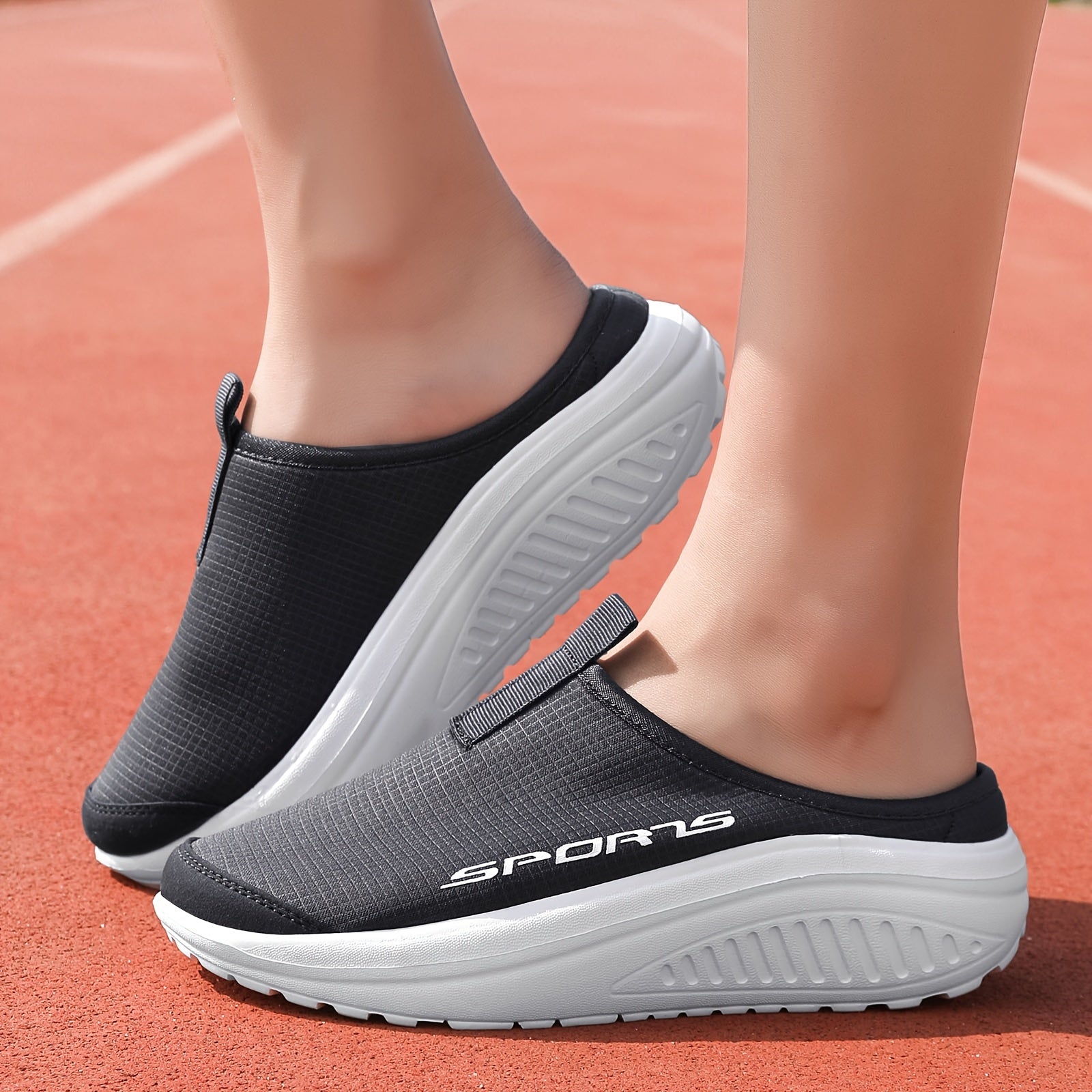 Zapatos casuales para mujer de suela delgada, tela transpirable, para interiores y exteriores