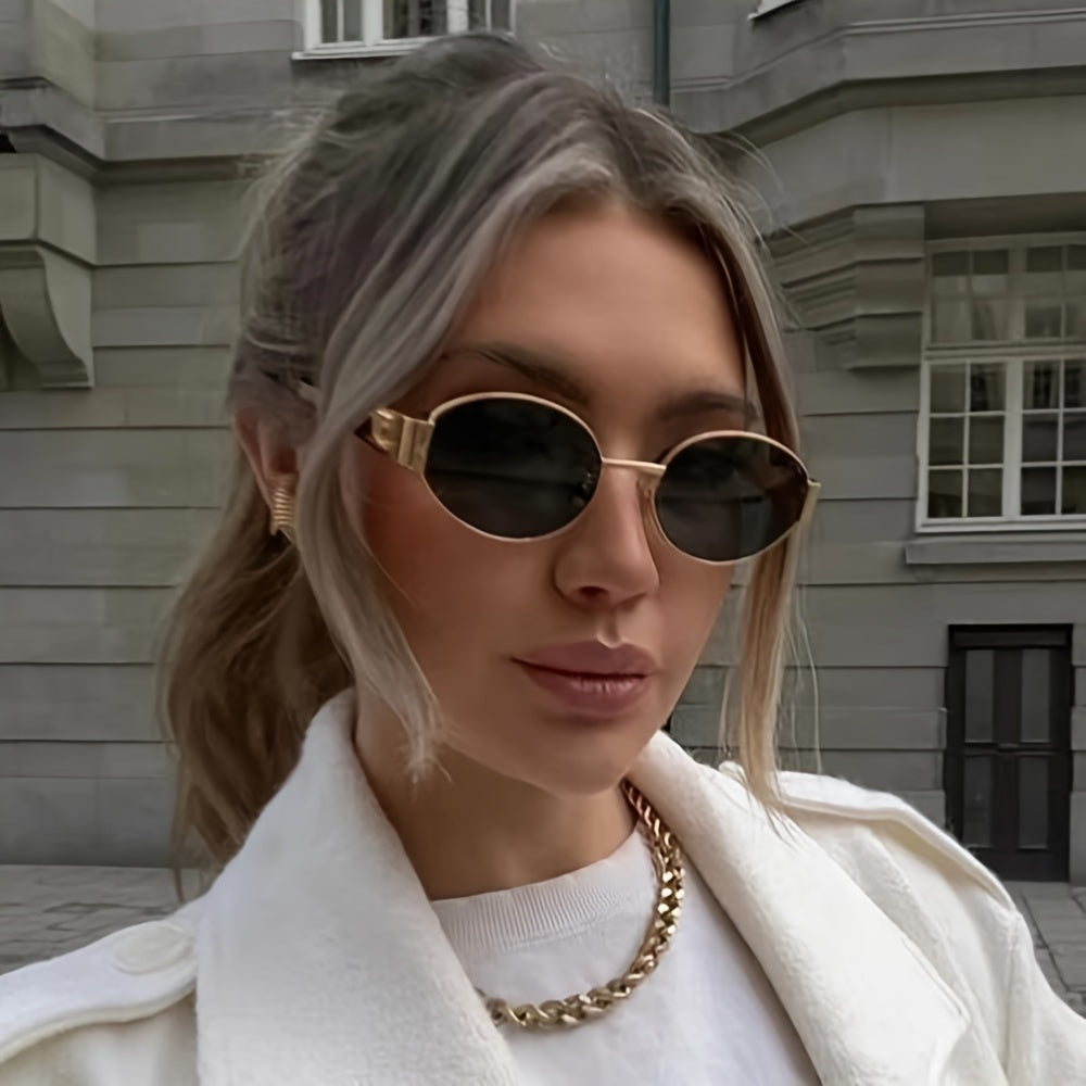 Women's Oval Fashion Glasses 1 Pair Lightweight Durable Eyewear