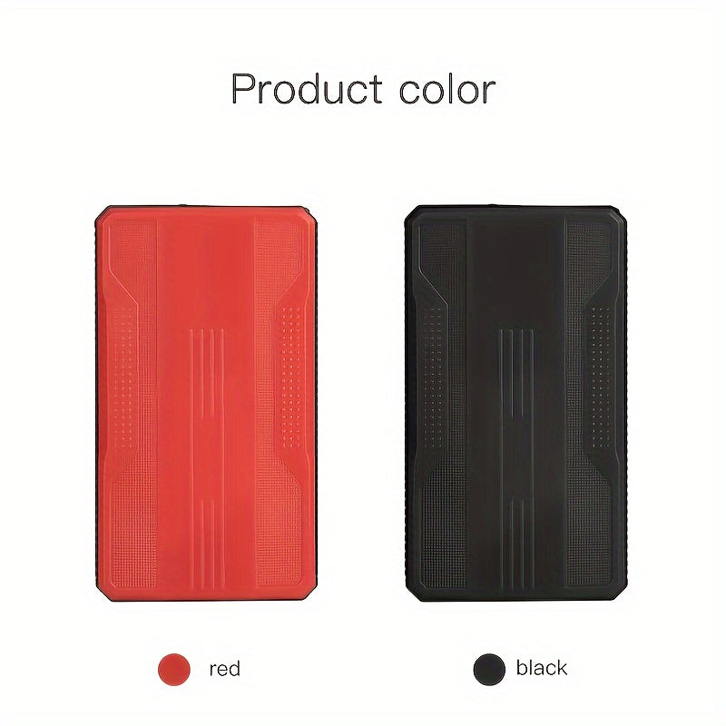 Portable Car Jump Starter Emergency Booster for Petrol Diesel Vehicles Black or Red