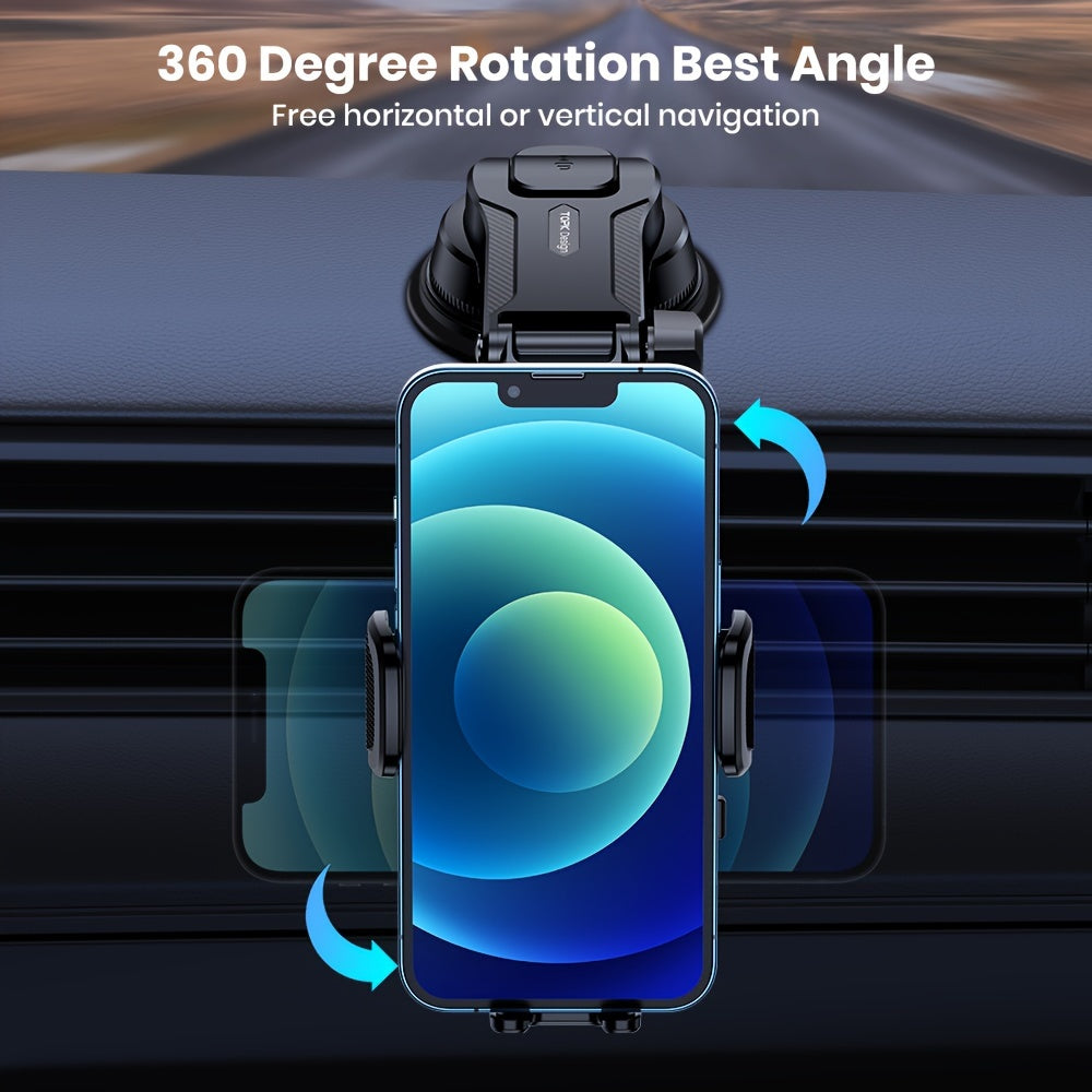 Soporte universal para teléfono de coche, montaje para tablero y rejilla de ventilación, instalación fácil